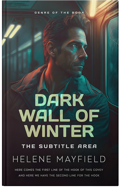 Front view of Premade Mystery & Thriller & Suspense Book Cover - Shark