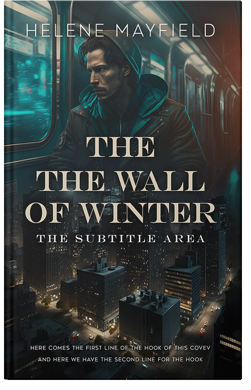 Front view of Premade Mystery & Thriller & Suspense Book Cover - Outer Space