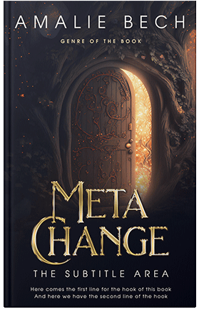 Pre Made Book Cover Cinder