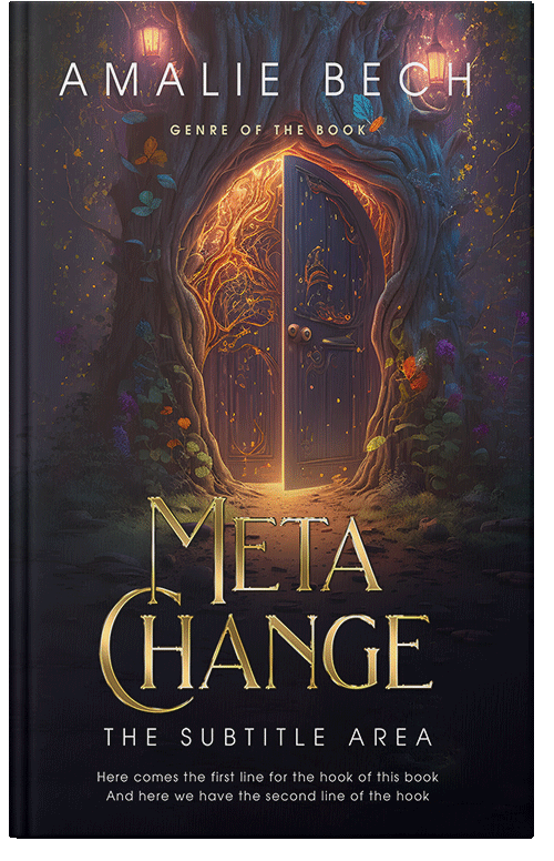 Front view of Thunder #26683 - Premade Fantasy Book Cover