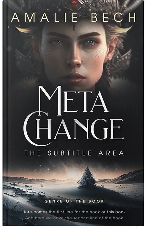 Front view of Shark #26684 - Premade Fantasy Book Cover