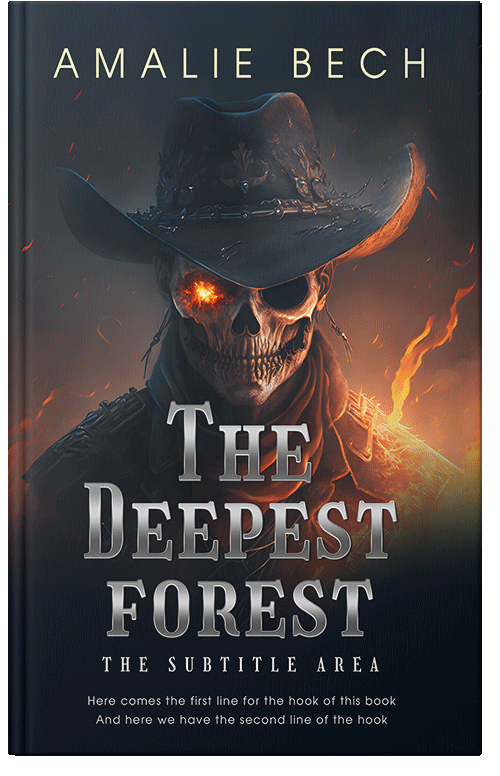 Front view of Mirage #26690 - Premade Horror Book Cover