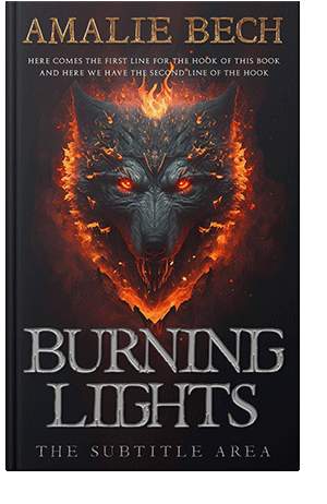 Pre Made Book Cover Cocoa Brown