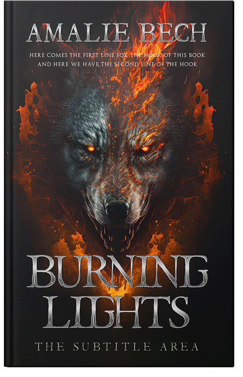 Front view of Cocoa Brown #26694 - Premade Horror Book Cover