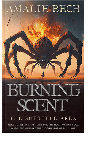 Pre Made Book Cover Cocoa Brown