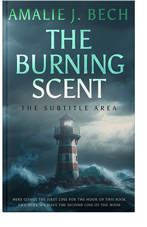 Pre Made Book Cover Blue Dianne