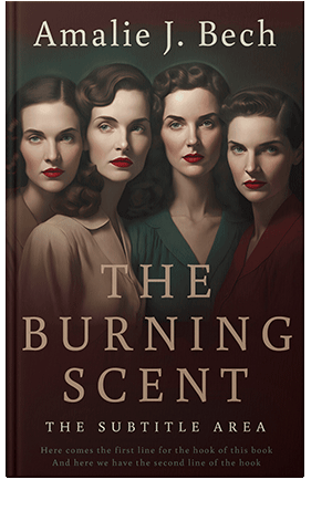 Pre Made Book Cover Coffee Bean