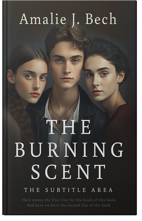 Front view of Dune #26711 - Premade Romance Book Cover