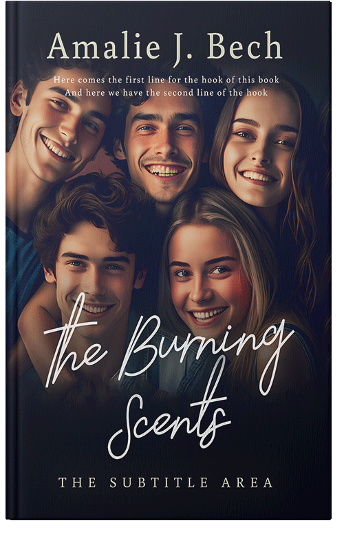 Front view of Oriental Pink #26713 - Premade Teen & Young Adult Book Cover