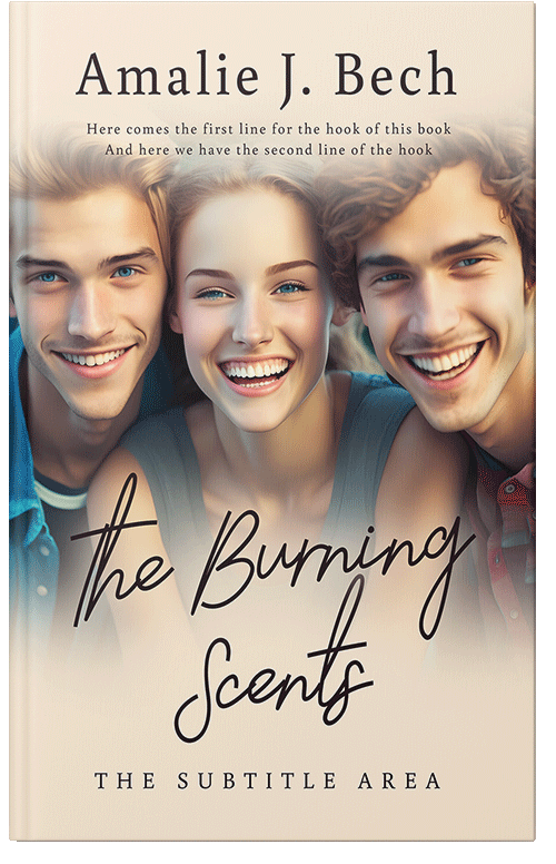 Front view of Almond #26714 - Premade Teen & Young Adult Book Cover