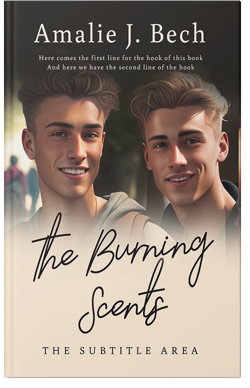 Front view of Premade Teen & Young Adult Book Cover - Cocoa Brown