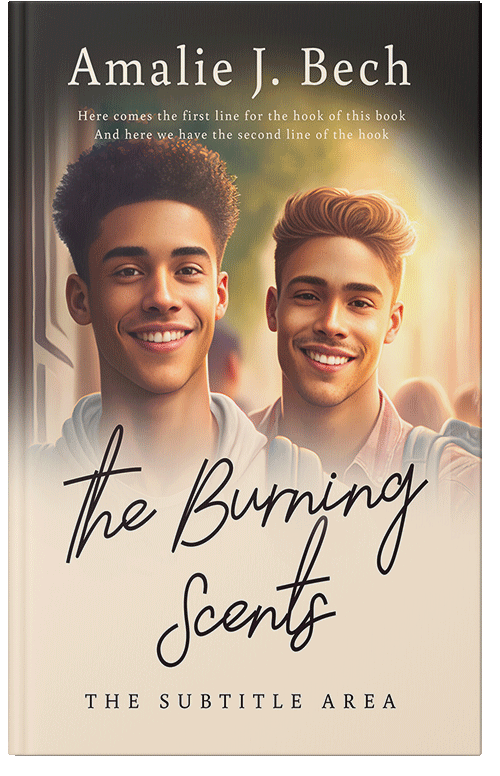 Front view of Premade Teen & Young Adult Book Cover - Almond