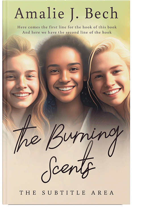 Front view of Raffia #26718 - Premade Teen & Young Adult Book Cover | BookCoverZone