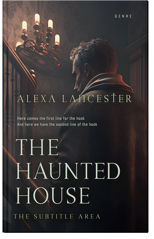 Front view of Thunder #26737 - Premade Mystery & Thriller & Suspense Book Cover