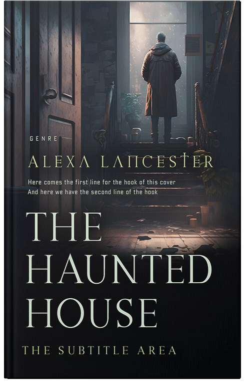 Front view of Premade Mystery & Thriller & Suspense Book Cover - Woodsmoke