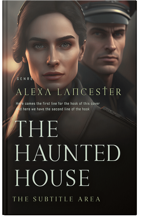 Front view of Zeus #26740 - Premade Romance Book Cover