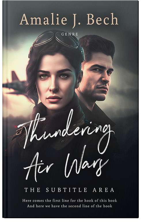 Front view of Shark #26742 - Premade Romance Book Cover