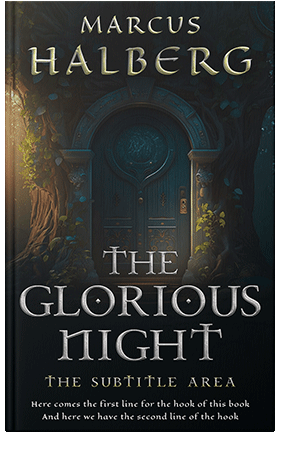 Pre Made Book Cover Black