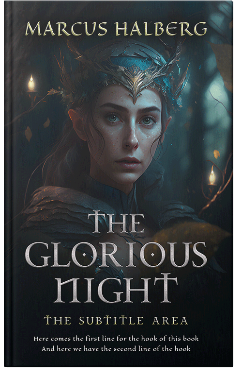 Front view of Woodsmoke #26754 - Premade Fantasy Book Cover