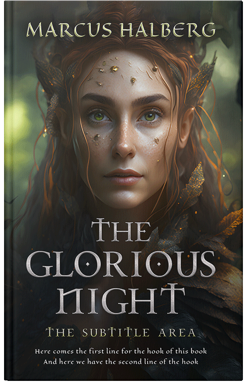 Front view of Zeus #26756 - Premade Fantasy Book Cover