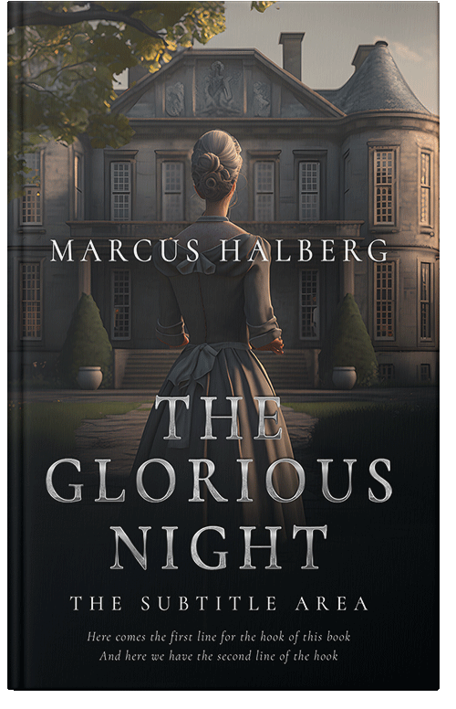 Front view of Cod Gray #26764 - Premade Historical Book Cover
