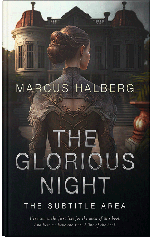 Front view of Cod Gray #26766 - Premade Historical Book Cover