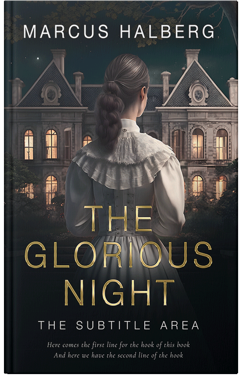 Front view of Premade Historical Book Cover - Woodsmoke