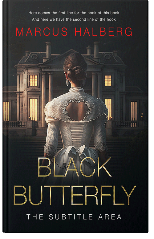 Front view of Premade Historical Book Cover - Woodsmoke