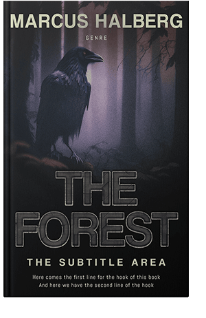 Pre Made Book Cover Woodsmoke