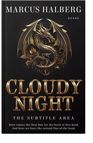 Pre Made Book Cover Cod Gray