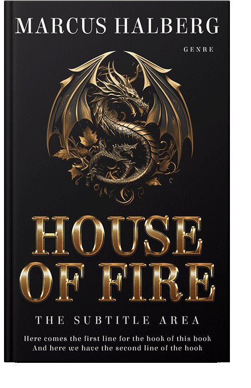 Front view of Rangoon Green #26784 - Premade Fantasy Book Cover