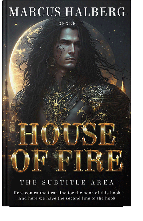 Front view of Cod Gray #26793 - Premade Fantasy Book Cover | BookCoverZone
