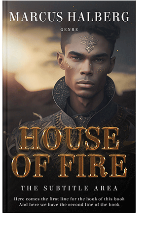 Pre Made Book Cover Tan