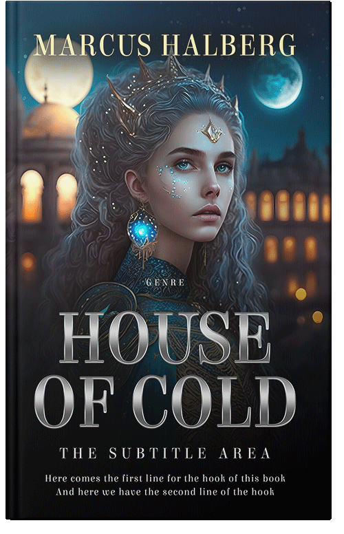 Front view of Bunker #26800 - Premade Fantasy Book Cover