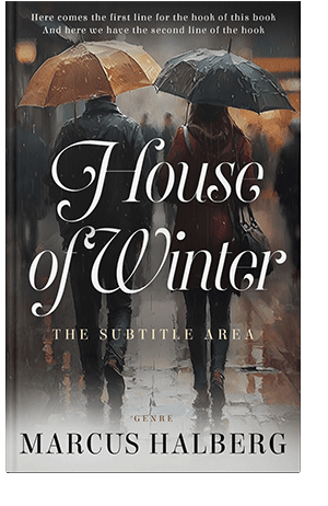 Pre Made Book Cover Silver Rust