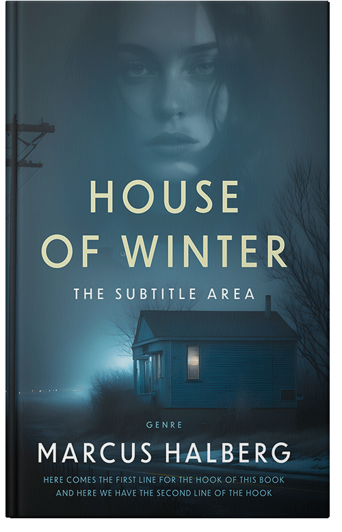 Front view of Blue Dianne #26814 - Premade Mystery & Thriller & Suspense Book Cover