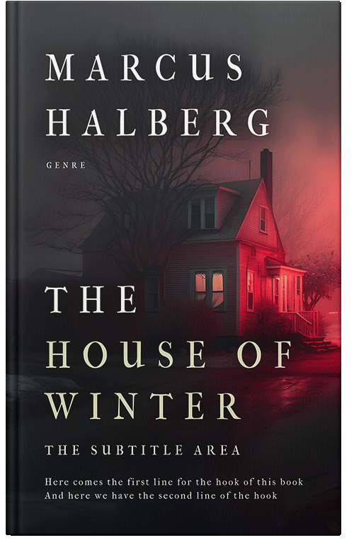 Front view of Thunder #26825 - Premade Mystery & Thriller & Suspense Book Cover