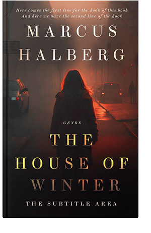 Pre Made Book Cover Cocoa Brown