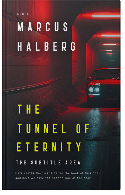 Front view of Thunder #26835 - Premade Mystery & Thriller & Suspense Book Cover