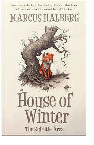 Pre Made Book Cover Quarter Spanish White