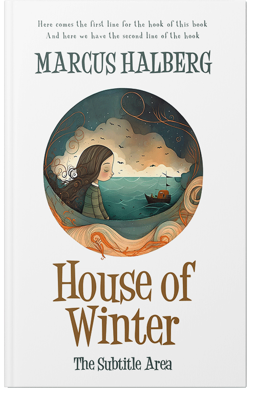 Front view of Premade Children's Book Cover - Shadow