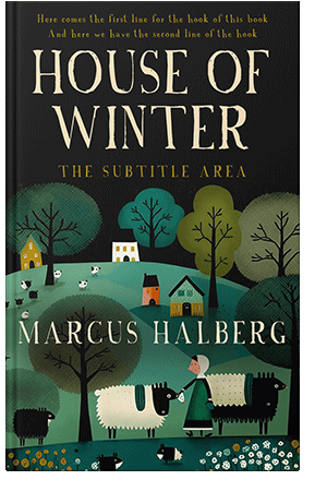 Pre Made Book Cover Sapling