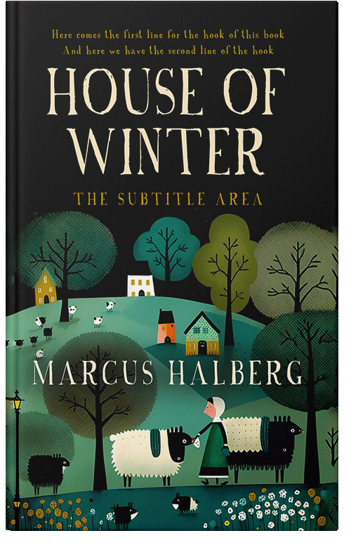 Front view of Sapling #26854 - Premade Nature Book Cover