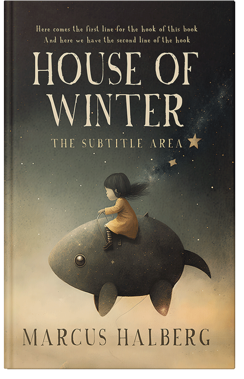 Front view of Premade Fantasy Book Cover - Brandy