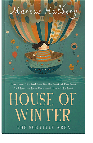 Pre Made Book Cover Viridian