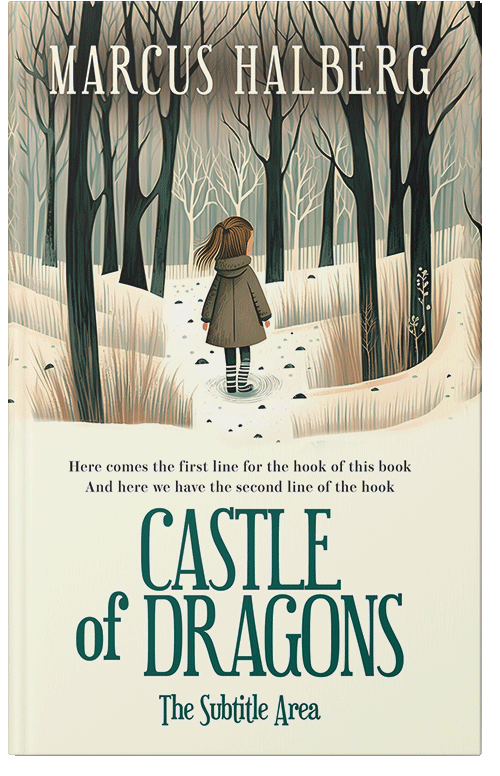 Front view of Premade Horror Book Cover - Everglade