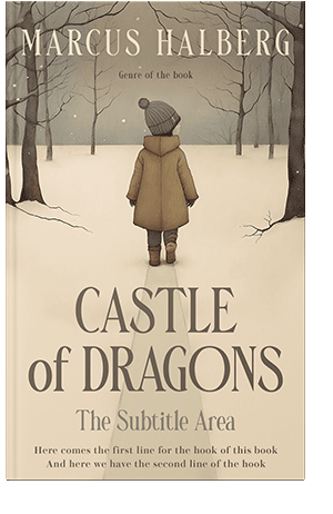 Pre Made Book Cover Almond