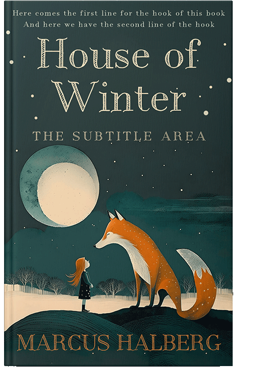 Front view of Gable Green #26872 - Premade Fantasy Book Cover