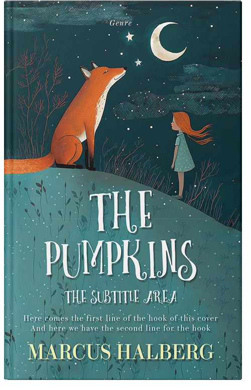 Front view of Premade Fantasy Book Cover - Casal