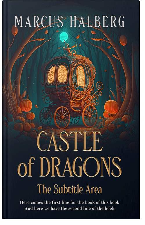 Front view of Bunker #26877 - Premade Surreal Book Cover